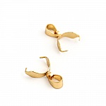 Fecho de aço inoxidável 3,7 x 17 mm Ouro