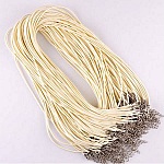 10 Colares imitação de couro diâmetro 1,5 mm 40 cm AB-13-2 