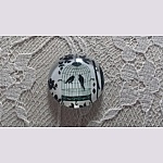 cabochão de vidro redondo 10mm aves 006 