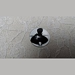 cabochão de vidro redondo 10mm cat 009 