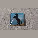 Cabochão de vidro quadrado 30mm 003 