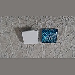 cabochão quadrado de vidro 25mm 046 