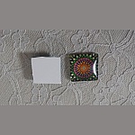 cabochão de vidro quadrado 25mm 039 