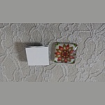 cabochão quadrado de vidro 25mm 035 