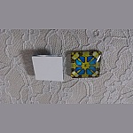 cabochão de vidro quadrado 25mm 026 