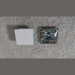 cabochão de vidro quadrado 25mm 023 