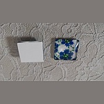 cabochão de vidro quadrado 25mm 021 