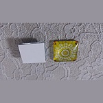 cabochão quadrado de vidro 25mm 020 