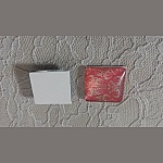 Cabochão de vidro quadrado 25mm 007 