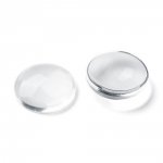 10 Cabochões redondos 40 mm vidro transparente R016-40