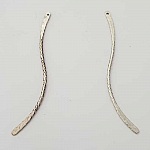 Barra Curva Metal Rod Prata 1 anel N°02 Prata