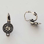 Suporte para brincos Dormeuse N°109 x 1 par Prata