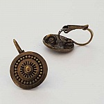 Suporte para brincos Dormeuse N°116 x 1 par Bronze