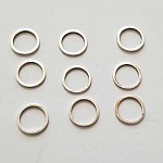 Anneau Fermé Connecteur 10 mm Argent N°01