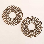 Breloque Fleur Métal N°171 Bronze