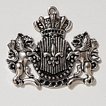 Breloque Blason Bouclier Armoiries N°02 Argent