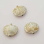 Breloque Coquille Saint Jacques Blanc