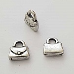 Breloque Sac N°27 Valise Argent