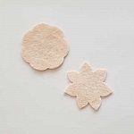 Jolie petite fleur en Feutrine 36 mm N°19-04 x 2 pièces