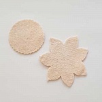 Jolie petite fleur en Feutrine 45 mm et 60 mm N°19-05 x 2 pièces