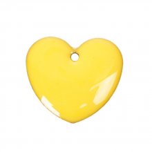 10 corações de lantejoulas prateadas esmaltadas de dupla face N°04