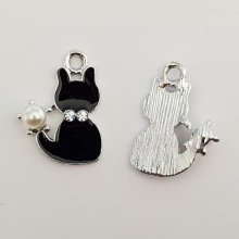 Charm gato N°13 X 5 peças