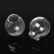 Bolas de vidro globo 01 35 mm 5 peças para encher