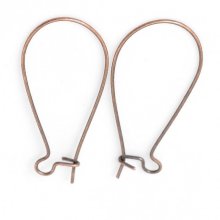 Suporte para brincos Dormeuse 38mm N°20 x 40 pares
