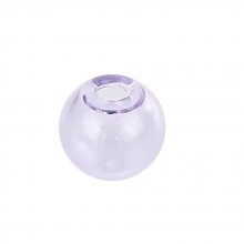 1 Bola de vidro redonda para encher 12 mm Roxo
