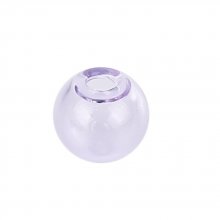 1 Bola de vidro redonda para encher 20 mm Roxo