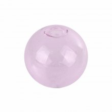 1 bola de vidro redonda de 16 mm Rosa para encher