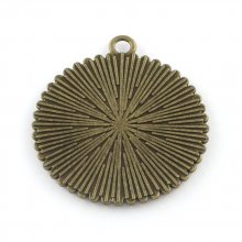Porta-cabochões de bronze de 10 x 25 mm, pingentes de cabochão 31AB