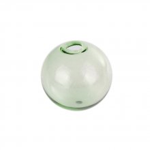 10 Bolas de vidro redondas de 12 mm Verde para encher