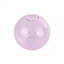 10 bolas de vidro de 12 mm redondas Cor-de-rosa para encher