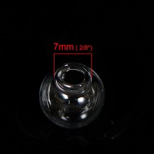 Bolas de vidro redondas 12mm 20 peças para encher