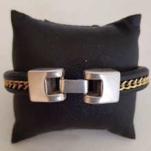 Fecho de gancho Zamak para couro 10 mm Régaliz
