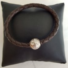 Fecho magnético de zamak para couro Redondo 05 mm