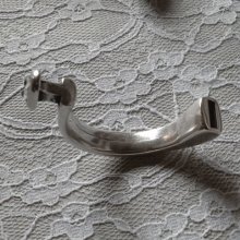 Meia Pulseira em Zamak 10 mm x 2,5 mm