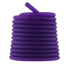1 metro de fio oco de pvc 3 mm roxo