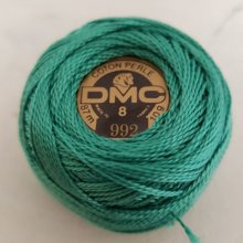 Contas de algodão para bordar num carretel, DMC n.º 8 - 10 g