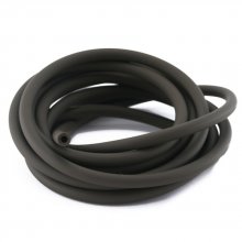 1 metro de fio oco de pvc 6,5 mm castanho