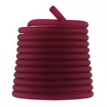 1 metro de fio oco de pvc 6,5 mm Fushia Dark