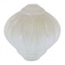 Cristal estriado em forma de lampião de Lucite Pérola