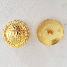 Botão dourado de 23 mm N°04 redondo