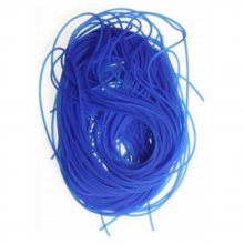 1 metro de fio de PVC de 1,5 mm azul médio.