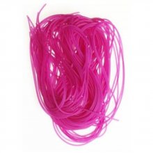 1 metro de fio de PVC médio Fushia de 1,5 mm.