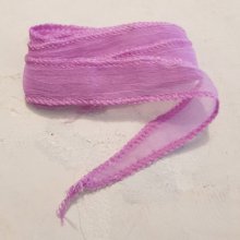 Fita de rayon tingida à mão n.º 08