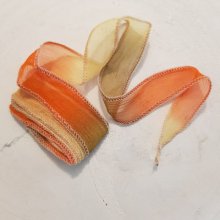 Fita de rayon tingida à mão n.º 14