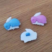 Botão com desenho de coelho para crianças n.º 07