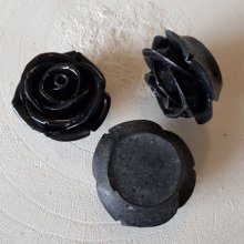 Flor sintética n.º 02-08 preto